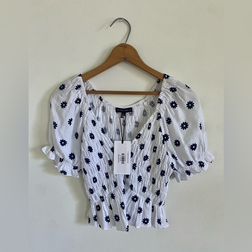 nwt cotton candy la rylan tee / small, 13” pit to pit, 19” length